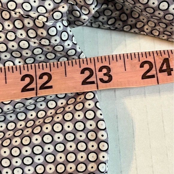 Bugatchi Uomo Shirt Adult Sz M Classic Fit Blue White Button Up Casual Cotton - Picture 6 of 12